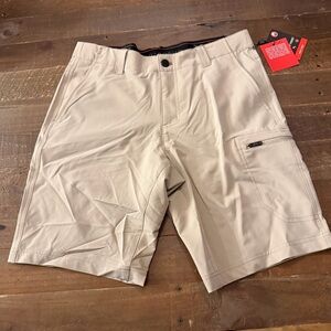 ZeroXposur Men's Light Tan Anvil Cargo Shorts 32W